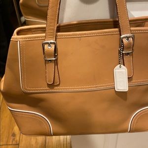 Coach Tan Leather Purse